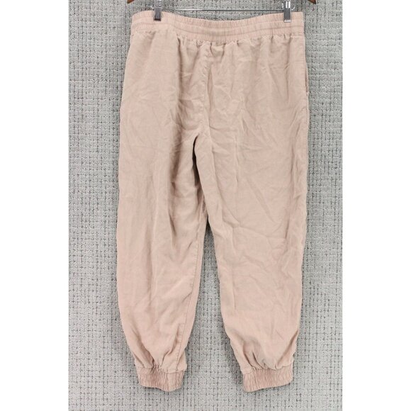 Cloth & Stone Pants Womens Large L Beige Lightweight Cropped Tencel Lyocell - Picture 2 of 10